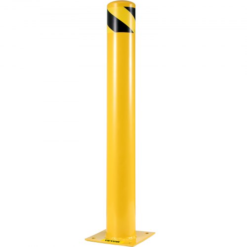 Safety Bollard 48 Inch Height Bollard Post 5.5 Inch Diameter Steel Pipe