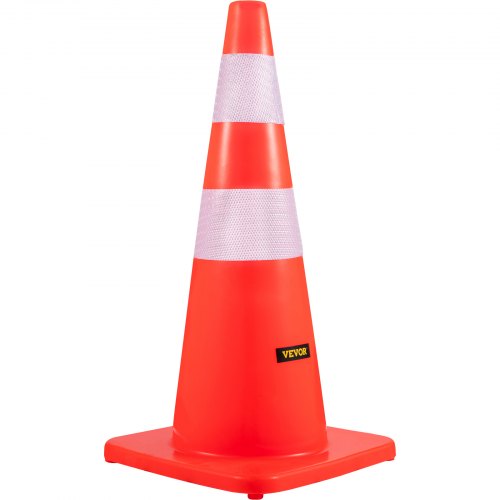Safety Cones 28 in73 cm Height 12 PCS PVC Orange Traffic Cone with 2