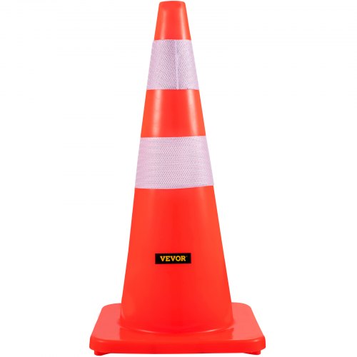 Safety Cones 28 in73 cm Height 12 PCS PVC Orange Traffic Cone with 2