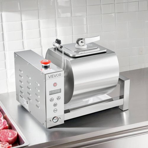 Meat Tumbler Marinator 10L Vacuum Tumbler Marinating Machine with Automatic