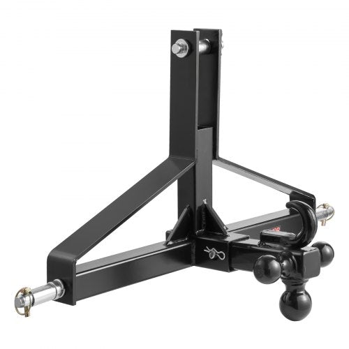 3 Point Trailer Hitch with 2 in Receiver 3pt Quick Hitch Attachment Heavy