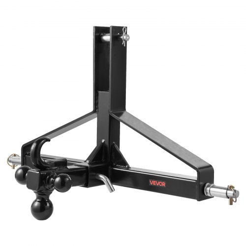 3 Point Trailer Hitch with 2 in Receiver 3pt Quick Hitch Attachment Heavy