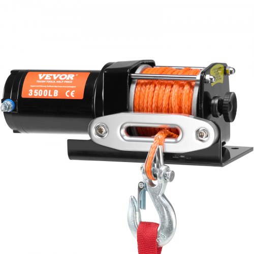 Electric Winch 3500 lb Line Pull Capacity 12V DC ATVUTV Winch with 316