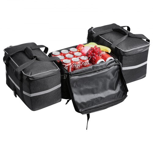 ATV Rear Storage Bag 54L ATV Rear Cargo Bag with 16L Cooler Insulated Bag