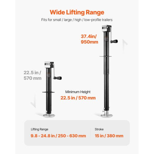 AFrame Trailer Jack 5000 lbs Dynamic Load Capacity Trailer Jack Stand