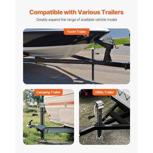 AFrame Trailer Jack 5000 lbs Dynamic Load Capacity Trailer Jack Stand