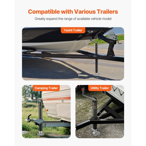 AFrame Trailer Jack 2000 lbs Dynamic Load Capacity Trailer Jack Stand