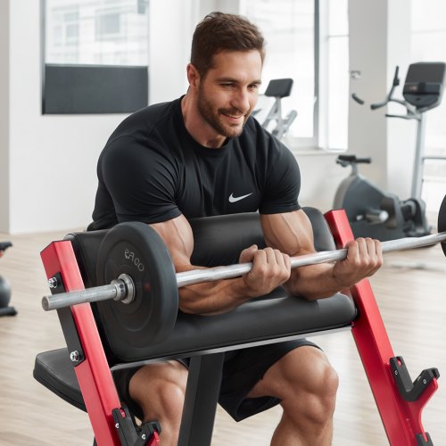 Preacher Curl Bench Strength Training Benches Max load 660 LBS Home Gym