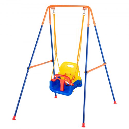 Swing Sets for Backyard 3in1 Toddler Swing Set with 4 Sandbags Foldable