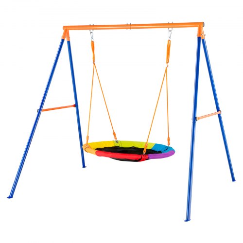 Swing Sets for Backyard 440lbs Load Capacity Swing Set 40 Saucer Swing