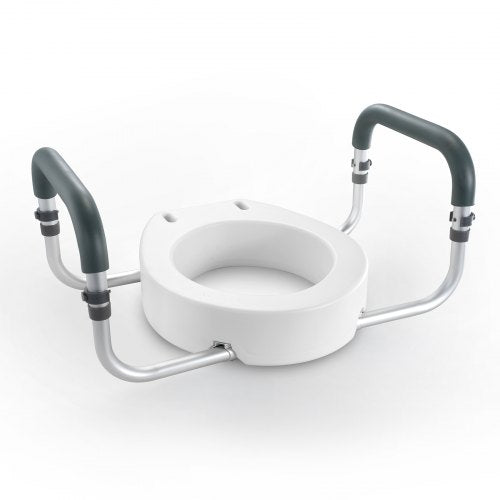 Raised Toilet Seat 35 Height Raised 300 lbs Weight Capacity for Standard Round