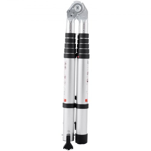 Telescoping Ladder 125FT AShape Aluminum Extension Ladder Lightweight