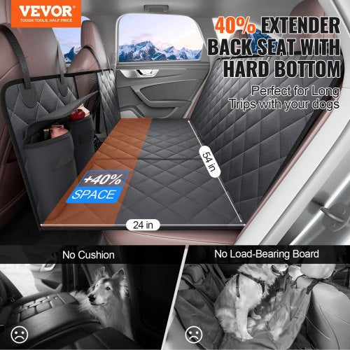 Dog Car Seat Cover for Back Seat 54 x 24 in Waterproof 600D for Cars – 610 MM