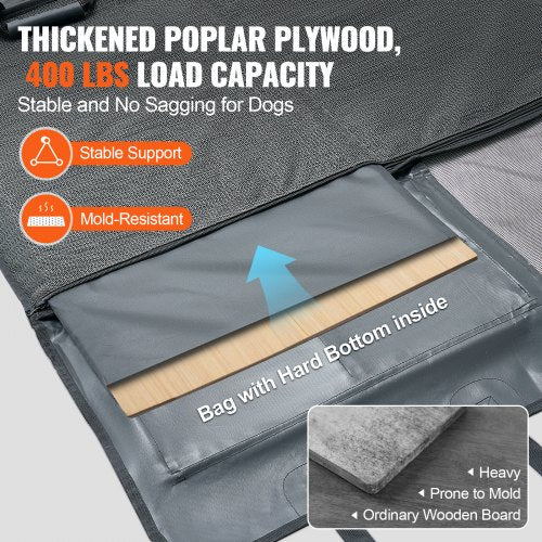 Dog Car Seat Cover for Back Seat 54 x 24 in Waterproof 600D for Cars – 610 MM