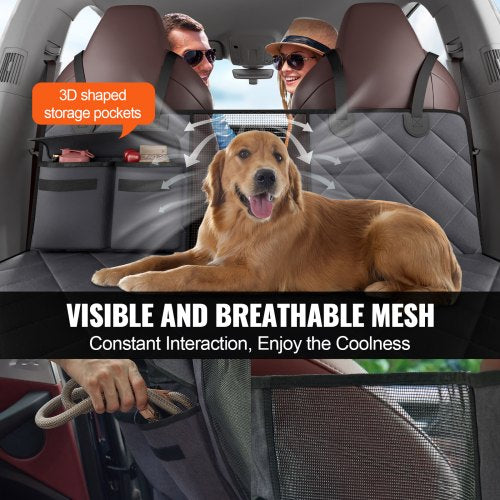 Dog Car Seat Cover for Back Seat 54 x 24 in Waterproof 600D for Cars – 610 MM