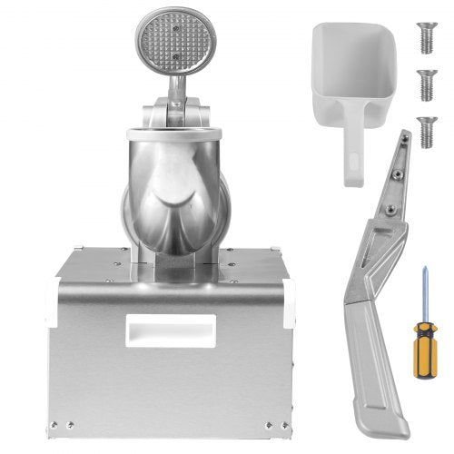 Ice Crushers Machine 661lbs Per Hour Electric Snow Cone Maker with 4