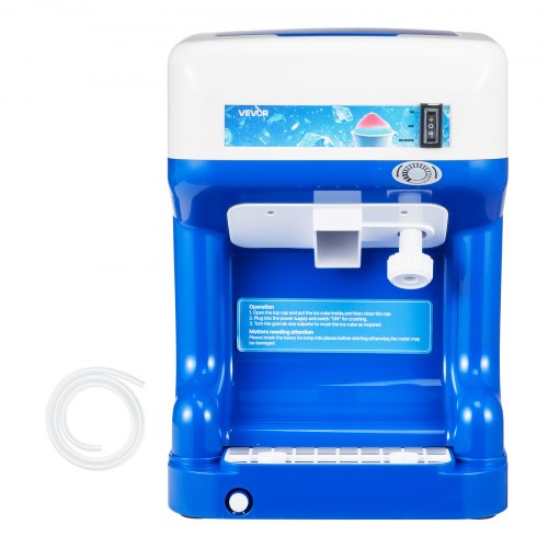 Commercial Ice Shaver Crusher 286lbs Per Hour Electric Snow Cone Maker with 2L