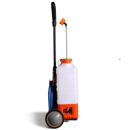Battery Powered Backpack Sprayer with Cart 094 PSI Adjustable Pressure 4