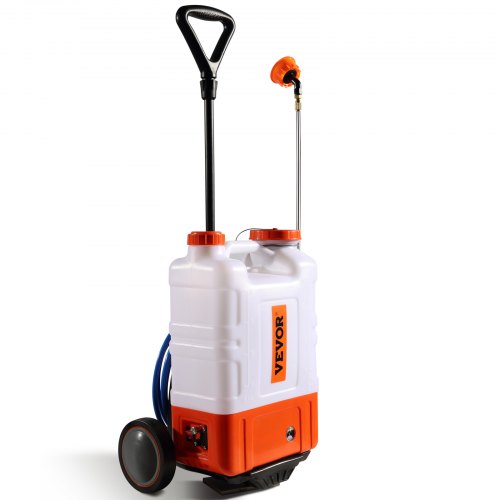 Battery Powered Backpack Sprayer with Cart 094 PSI Adjustable Pressure 4