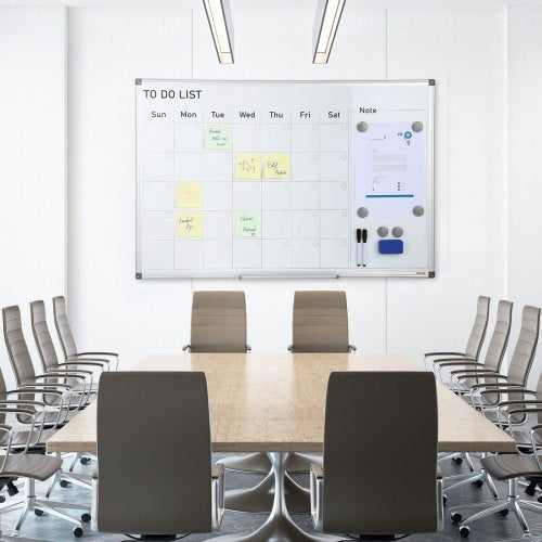 Calendar Whiteboard 36 x 24 Inches Magnetic Dry Erase Calendar Board