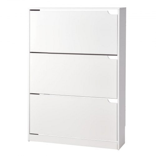 Shoe Cabinet with 3 Flip Drawers Modern Shoes Storage Cabinet with 3 Flip