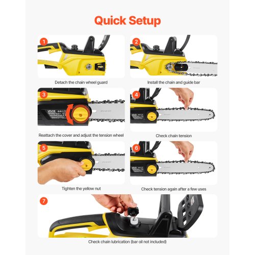 Cordless Chainsaw 20V 12Inch Brushless Chainsaw Battery Powered 40Ah