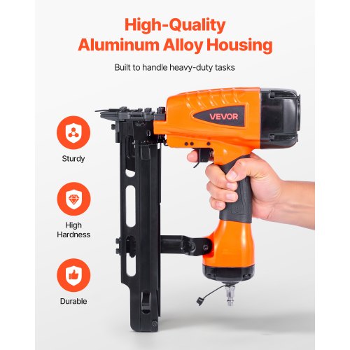 Pneumatic Staple Gun 16 Gauge 716inch Medium Crown Pneumatic Stapler 1