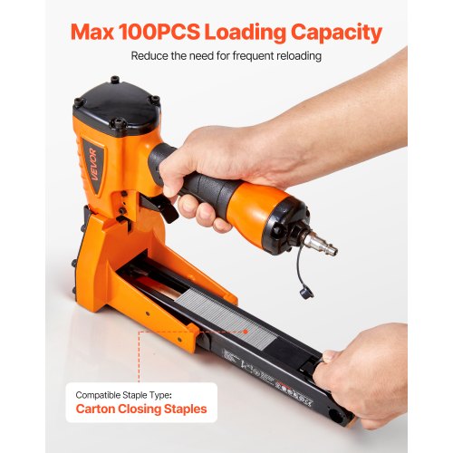 Pneumatic Carton Closing Stapler 13 Gauge Pneumatic Cardboard Staple Gun