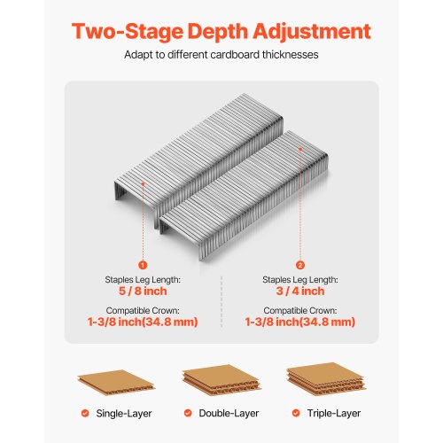 Pneumatic Carton Closing Stapler 13 Gauge Pneumatic Cardboard Staple Gun