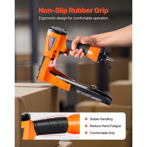 Pneumatic Carton Closing Stapler 13 Gauge Pneumatic Cardboard Staple Gun