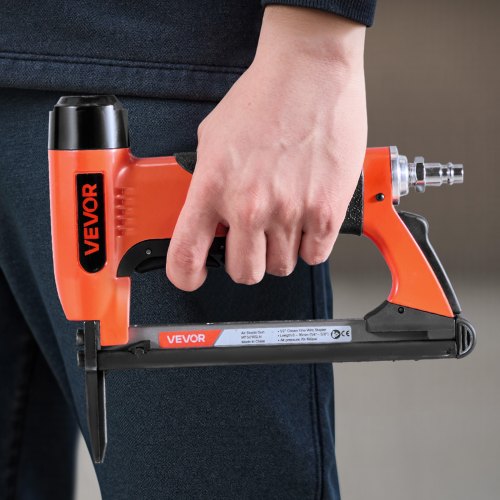 Pneumatic Staple Gun 20 Gauge LongNose Upholstery Stapler for 50 Series