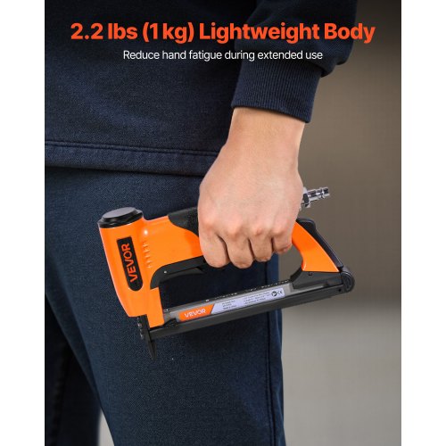 Pneumatic Staple Gun 20 Gauge Air Upholstery Stapler for 50 Series Fine