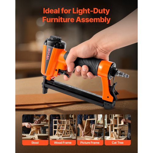 Pneumatic Staple Gun 21 Gauge Pneumatic Upholstery Stapler for 80 Series