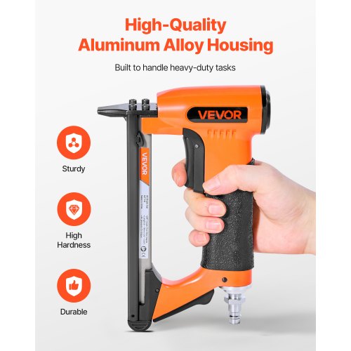 Pneumatic Staple Gun 22 Gauge Air Upholstery Stapler for 71 Series Fine