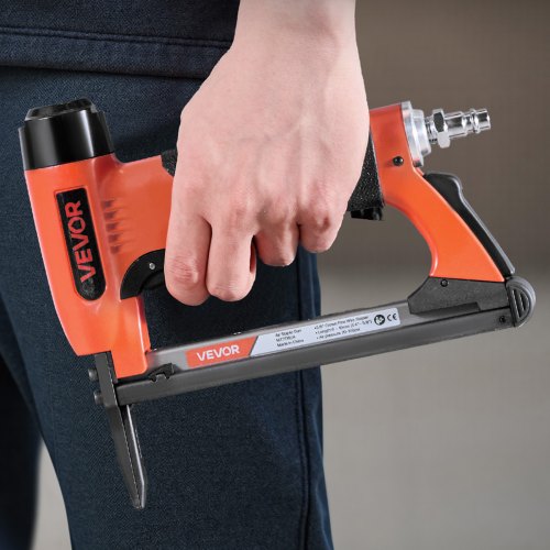 Pneumatic Staple Gun 22 Gauge LongNose Upholstery Stapler for 71 Series