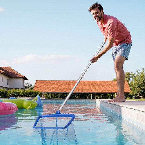 Pool Pole 34 to 15 Ft Telescoping Swimming Pool Cleaning Poles