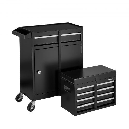 Rolling Tool Chest 2in1 Design 5 Drawers Tool Cabinet Organizer with Detachable