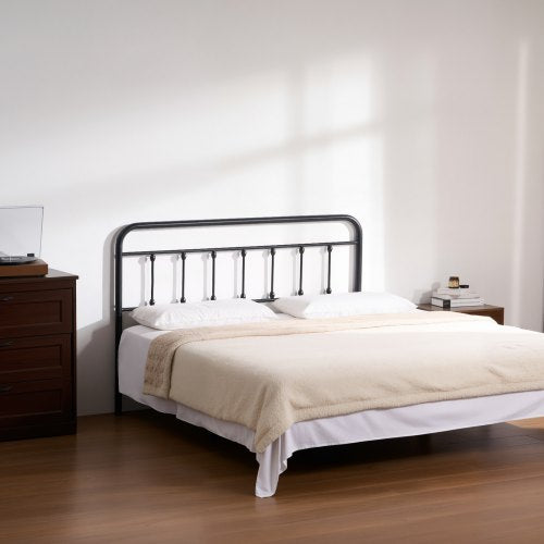Metal Headboard Queen Size Headboard with Adjustable Height Metal