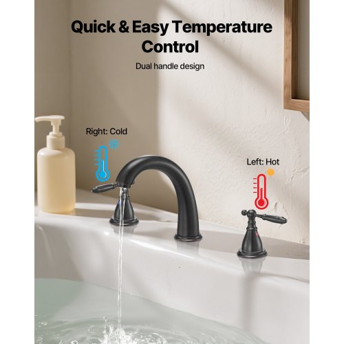 Roman Tub Faucet 3 Hole Waterfall Bathtub Faucet Gooseneck Bath Tubs