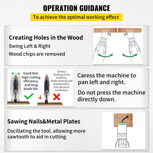 50 PCS Oscillating Saw Blades Quick Release Multitool Blades Kit HCS Tool