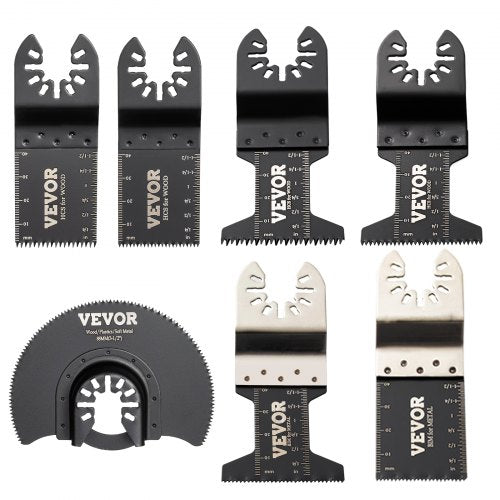 50 PCS Oscillating Saw Blades Quick Release Multitool Blades Kit HCS Tool