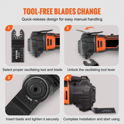 50PCS Oscillating Saw Blades Universal Quick Release Oscillating Saw