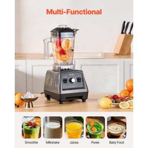 Blender for Smoothies 61 oz 1400W Professional Blender with Powerful