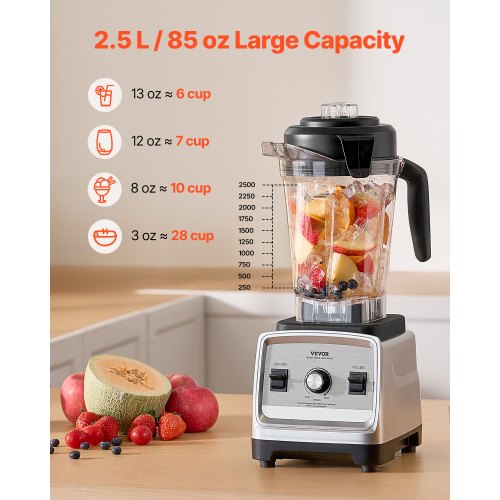 Blender for Smoothies 85 oz 1400W Professional Blender with Powerful