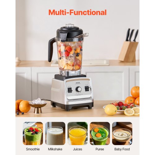 Blender for Smoothies 85 oz 1400W Professional Blender with Powerful