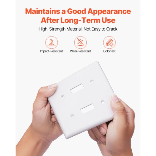 Toggle Light Switch Wall Plates 2Gang Switch Electrical Outlet Covers