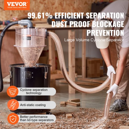 Cyclone Dust Separator 4 Retrofit Cyclone Separator for Dust Collectors