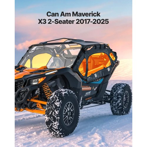 Cab Enclosure Upper Doors Compatible with CanAm Maverick X3 2Seater