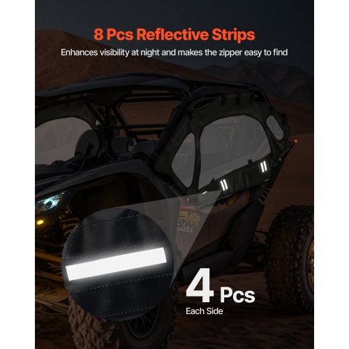 Cab Enclosure Upper Doors Compatible with CanAm Maverick X3 2Seater