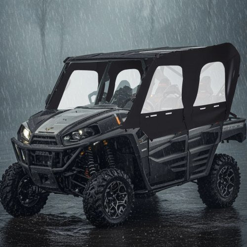 Cab Enclosure Upper Doors Compatible with Kawasaki Teryx4 20122022 Soft